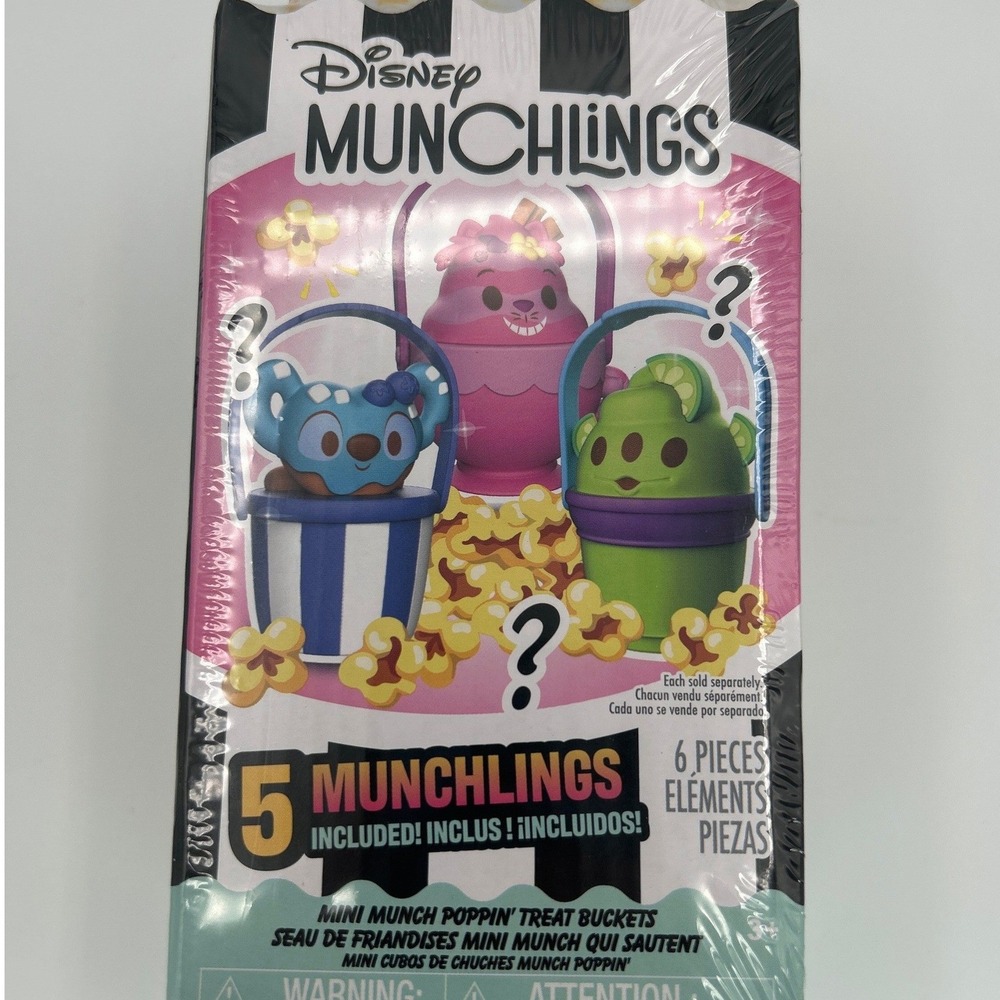 Disney Munchlings Series 5 Movie Snacks Mystery Popcorn Bucket Blind Box Sealed